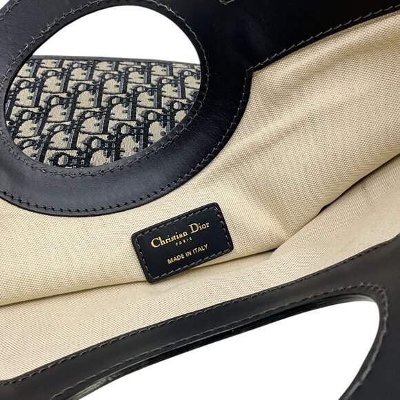 Christian Dior Oblique Fold Over Clutch - Picture 12 of 12